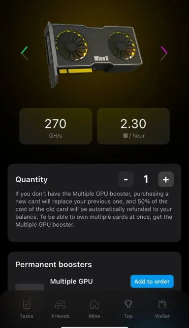 Picture MineX – MineX is a cutting-edge app for mining with virtu… 3 | TON app