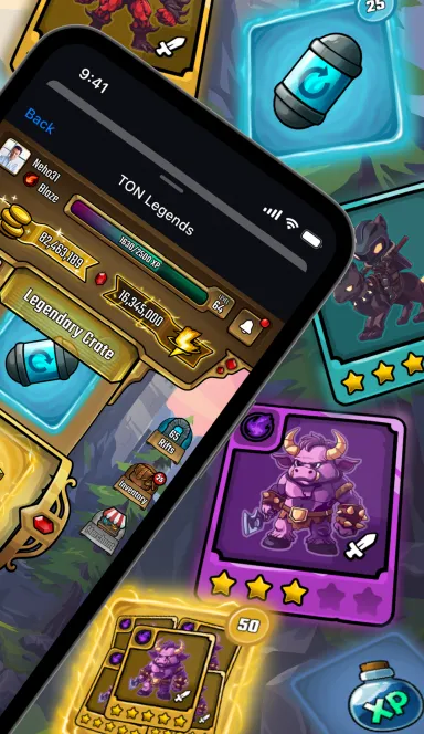 Picture TON Legends  – First Roll-to-Earn Idle RPG. Perfect for… 4 | TON app