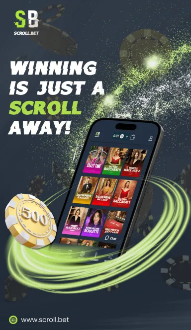 Picture SCROLL.BET –    Licensed Telegram Crypto Casino and Spo… 3 | TON app