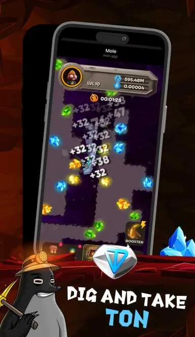 Picture TON MOLE – Join 6M+ players digging $TON in the Mole ga… 3 | TON app