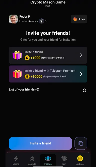 Picture Crypto Masons – Clicker game based on the famous animated… 7 | TON app