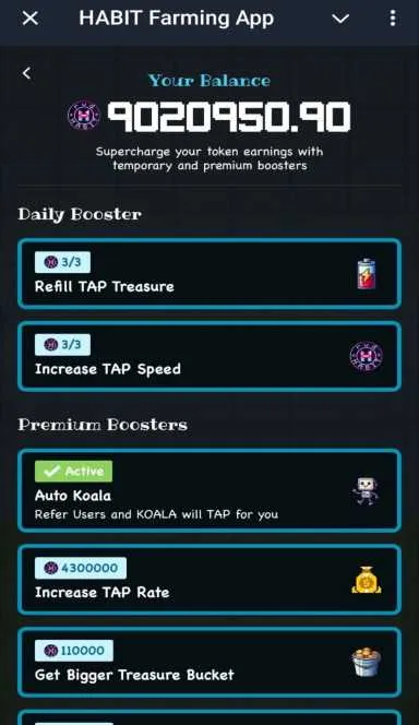 Picture HABIT Farming – Auto-Farm Rewards Daily. Earn USDT from g… 7 | TON app