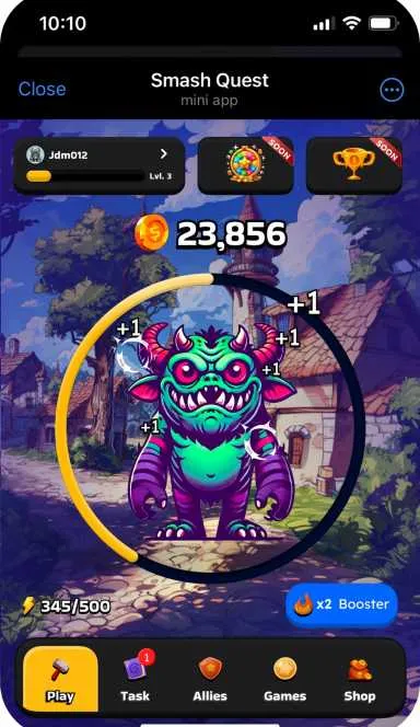 Picture Smash Quest – Slay monsters & earn rewards!  Conquer th… 3 | TON app