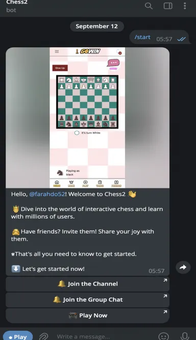 Picture Chess2 Gowin – $GOW – Farm $GOW token. Play Chess to Earn… 3 | TON app