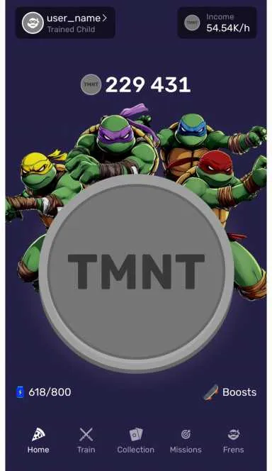 Picture TMNT Game – Tap to earn game Dive into the universe of Ni… 3 | TON app