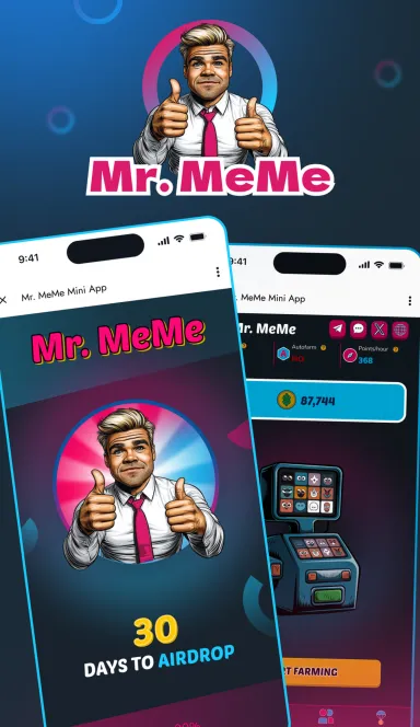 Picture Mr. MeMe Airdrop – Hurry up — you have just 30 days until… 3 | TON app