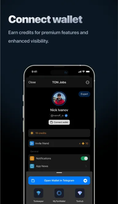 Picture TON Jobs – Connect with top freelancers on Telegram | TON… 8 | TON app