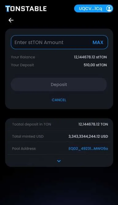Picture TonStable – TonStable protocol is a decentralized over-co… 4 | TON app