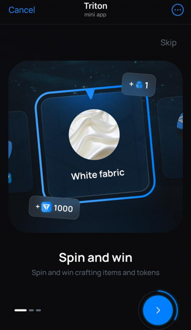 Picture Triton – Spin roulette, craft items and get bonuses in mu… 3 | TON app