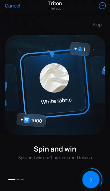 Picture Triton – Spin roulette, craft items and get bonuses in mu… 3 | TON app