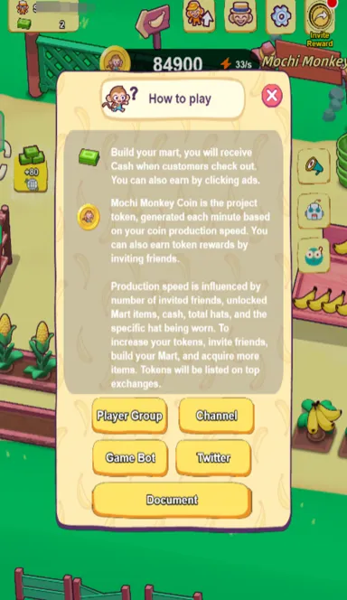 Picture Mochi Monkey – Play and free earn-The most fun game with … 7 | TON app