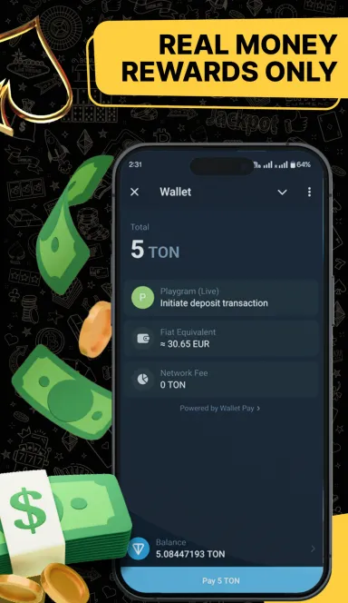 Picture Playgram – The Telegram Casino  | TON App 6 | TON app