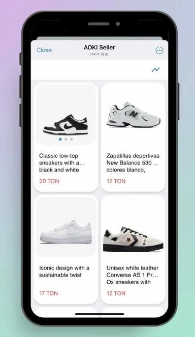 Picture AOKI Seller – Sell and Buy as easily as chatting with you… 4 | TON app