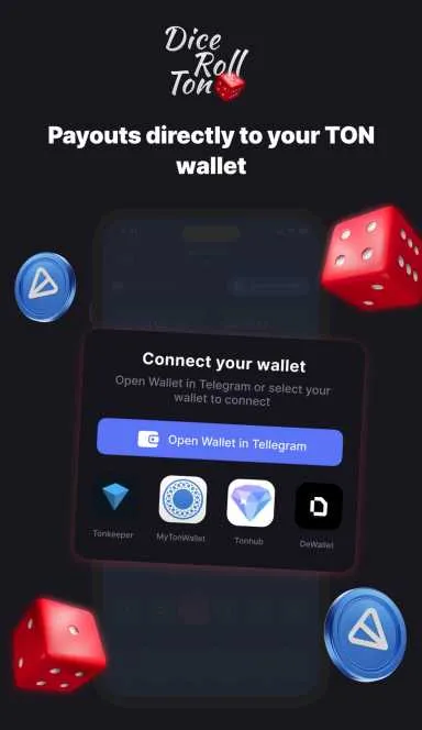 Picture Dice Roll Ton – #1 Mini-app Dice Game on TON   | TON App 4 | TON app