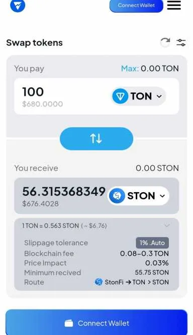 Picture MyTonSwap – DEX Aggregator on TON Blockchain | TON App 8 | TON app