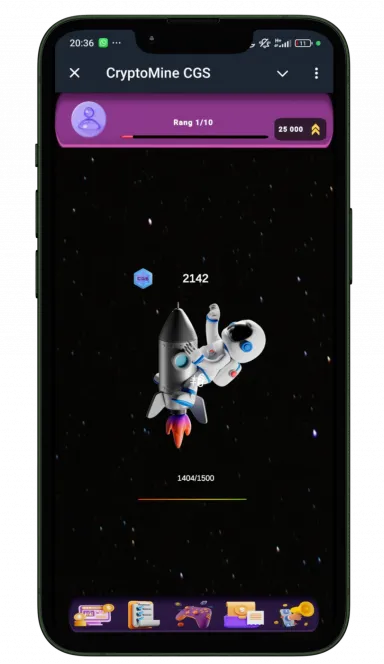Picture CryptoMine CGS – Collect coins, exchange for token, rank… 2 | TON app
