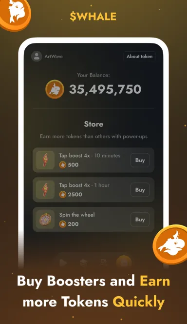 Picture @WheelOfWhalesBot – @Wheel of Whales – Play to Earn $Whal… 4 | TON app