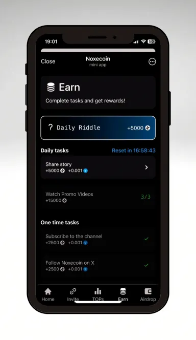 Picture Noxecoin – Play. Earn. Thrive. | TON App 6 | TON app