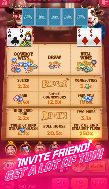 Picture Ton Texas CowBoy – New and Exciting Texas Hold’em gam… 5 | TON app