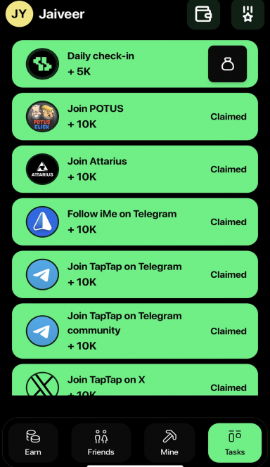 Picture TapTap – Backed by iMe, Crypto messenger App. TapTap offe… 6 | TON app