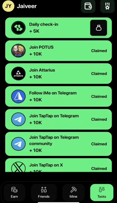 Picture TapTap – Backed by iMe, Crypto messenger App. TapTap offe… 6 | TON app