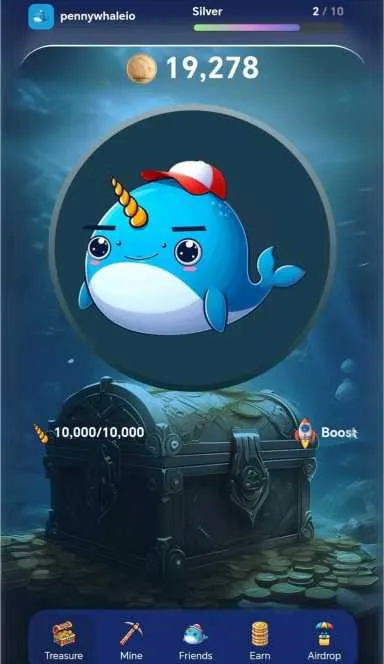 Picture PennyWhale – Journey from Penny to Whale – Airdrop, board… 3 | TON app