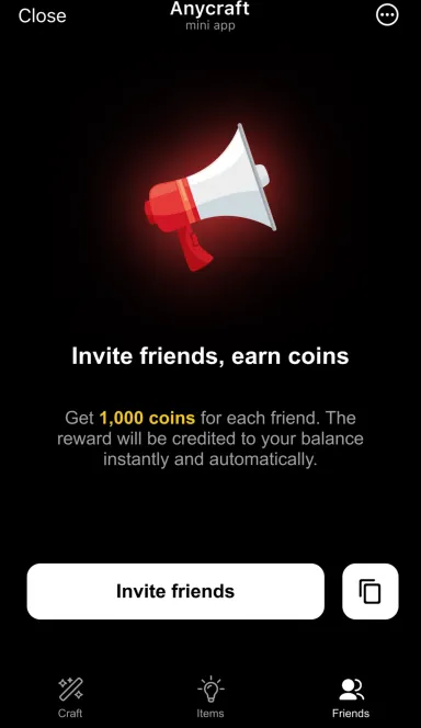 Picture Anycraft – AI-Powered Alchemy Game. | TON App 5 | TON app