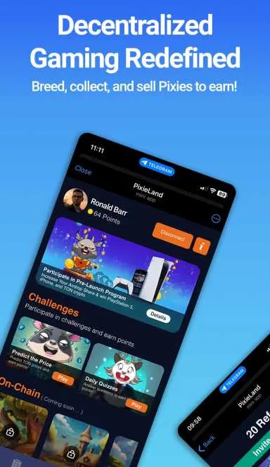 Picture Pixieland – PixieLand is a decentralized Web3 game on the… 3 | TON app