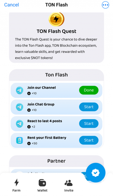 Picture Ton Flash – ⛏ The ultimate Mine-to-Earn app on Telegram |… 6 | TON app