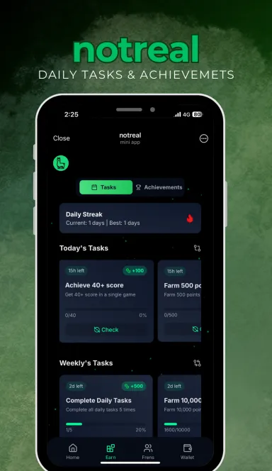Picture notreal – Play and Farm to Earn | TON App 4 | TON app