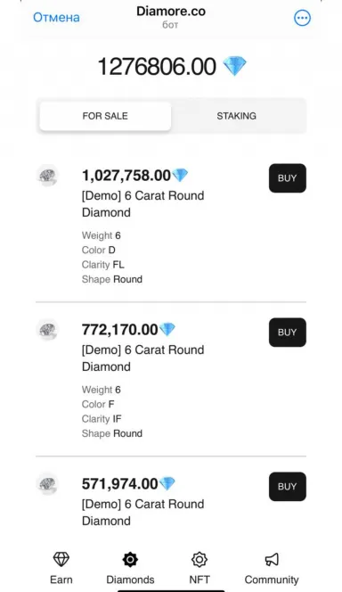 Picture Diamore.co App – Tap, Earn and Learn | TON App 4 | TON app