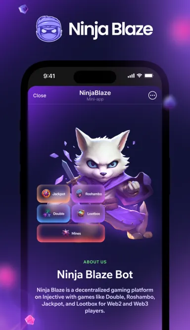 Picture Ninja Blaze – Ninja Blaze is a Web3 platform on Injective… 3 | TON app