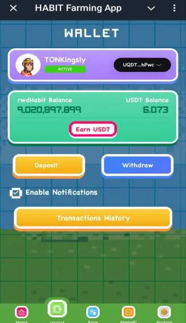 Picture HABIT Farming – Auto-Farm Rewards Daily. Earn USDT from g… 5 | TON app