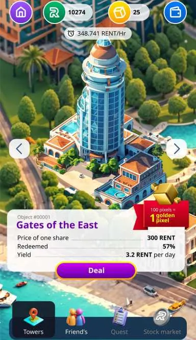 Picture Rent_Tycoon –  Monopoly-style Telegram MiniApp game with … 7 | TON app