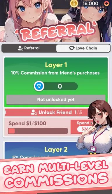 Picture Pocket Waifu – Tap Waifus, Earn $WIFE – Each Tap Unfolds … 6 | TON app
