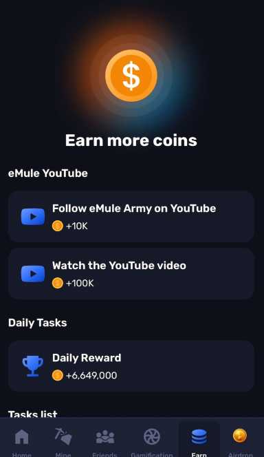 Picture eMule Army – Join the revolution of crypto gaming with eM… 5 | TON app