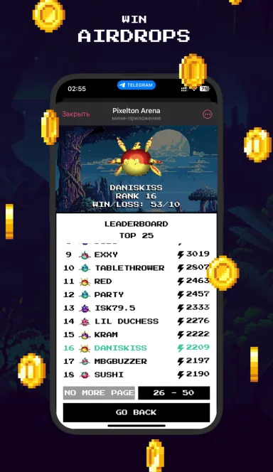 Picture Genopets: Pixelton – Enter the Pixelton Arena.  Summon … 7 | TON app