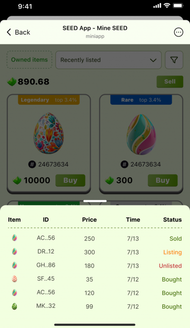 Picture SEED App – Mine SEED – Plant Tree, Feed Bird, Earn SEED |… 7 | TON app