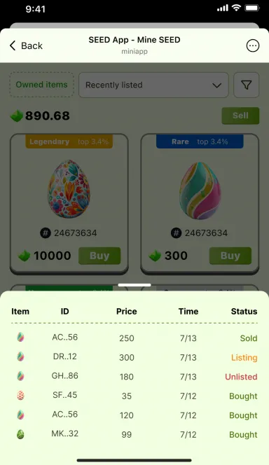 Picture SEED App – Mine SEED – Plant Tree, Feed Bird, Earn SEED |… 7 | TON app