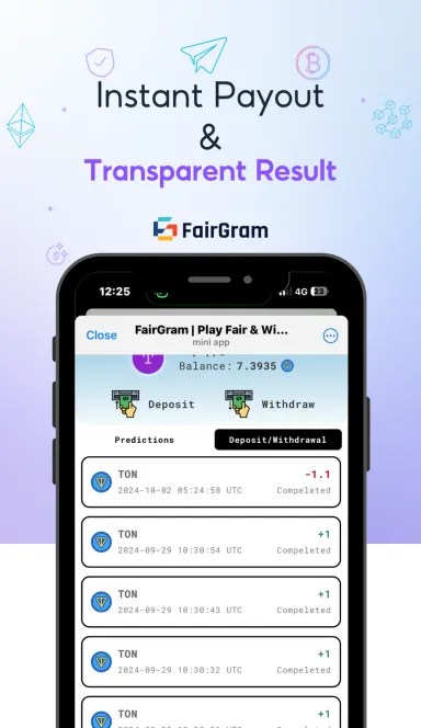 Picture FairGram Predict Gas – Predict Odd/Even/Big/Small of bloc… 5 | TON app