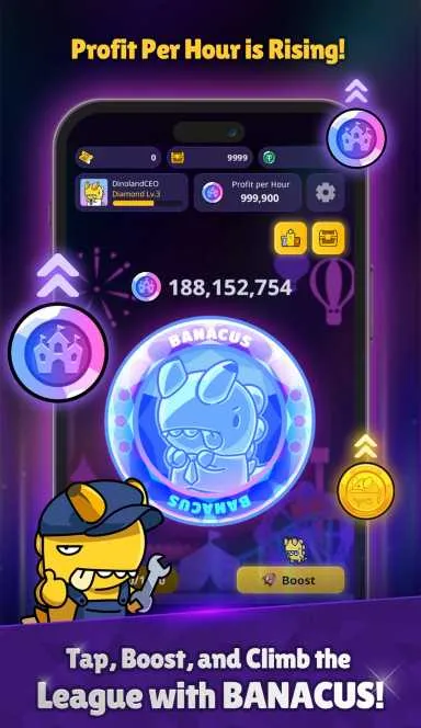 Picture BANACUS – BANACUS TON Game – Tap, collect Land Coins, u… 4 | TON app