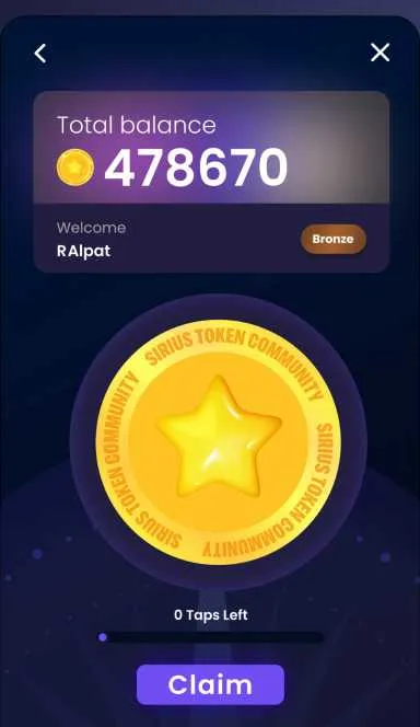 Picture SiriusTap – Click to earn Sirius tokens, set up farms, in… 5 | TON app