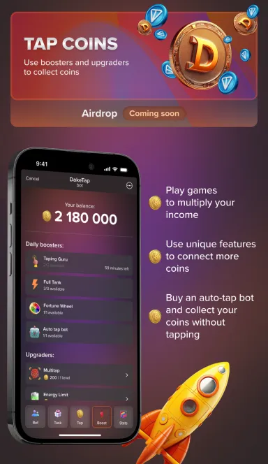 Picture Dakecoin – Dakecoin is a modern cryptocurrency and mining… 4 | TON app