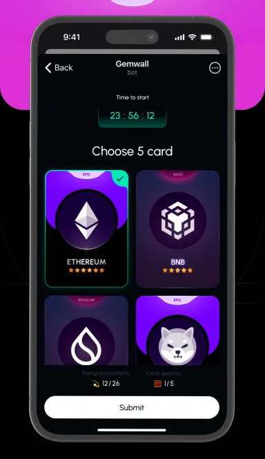 Picture Gemwall – Collect NFT cards of popular crypto projects, c… 6 | TON app