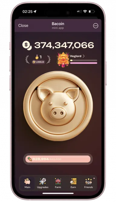 Picture Bacoin Farm –  Build your best farm, earn TON & Bacoins… 3 | TON app