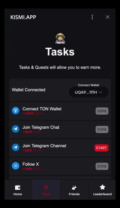 Picture KISMI.APP – REAL-TIME GAMIFIED TOURNAMENTS.   | TON App 4 | TON app