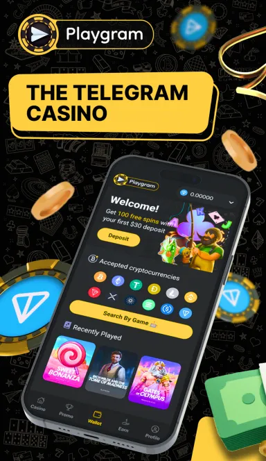 Picture Playgram – The Telegram Casino  | TON App 7 | TON app