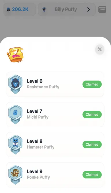 Picture Puffy Games – True on-chain games on Telegram.  | TON App 6 | TON app
