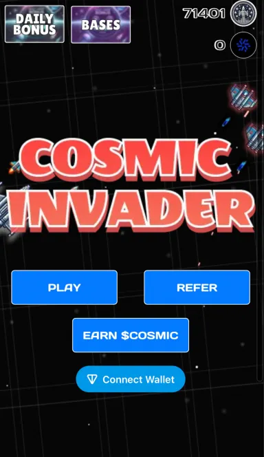 Picture Cosmic Invaders – Defend the galaxy and earn $COSMIC aird… 4 | TON app