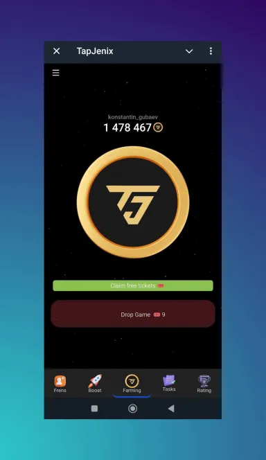 Picture Tapjenix – Welcome to Tapjenix! Click, complete and earn!… 3 | TON app